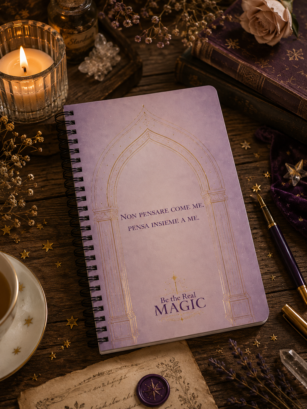Quaderno a Spirale BetheRealMagic