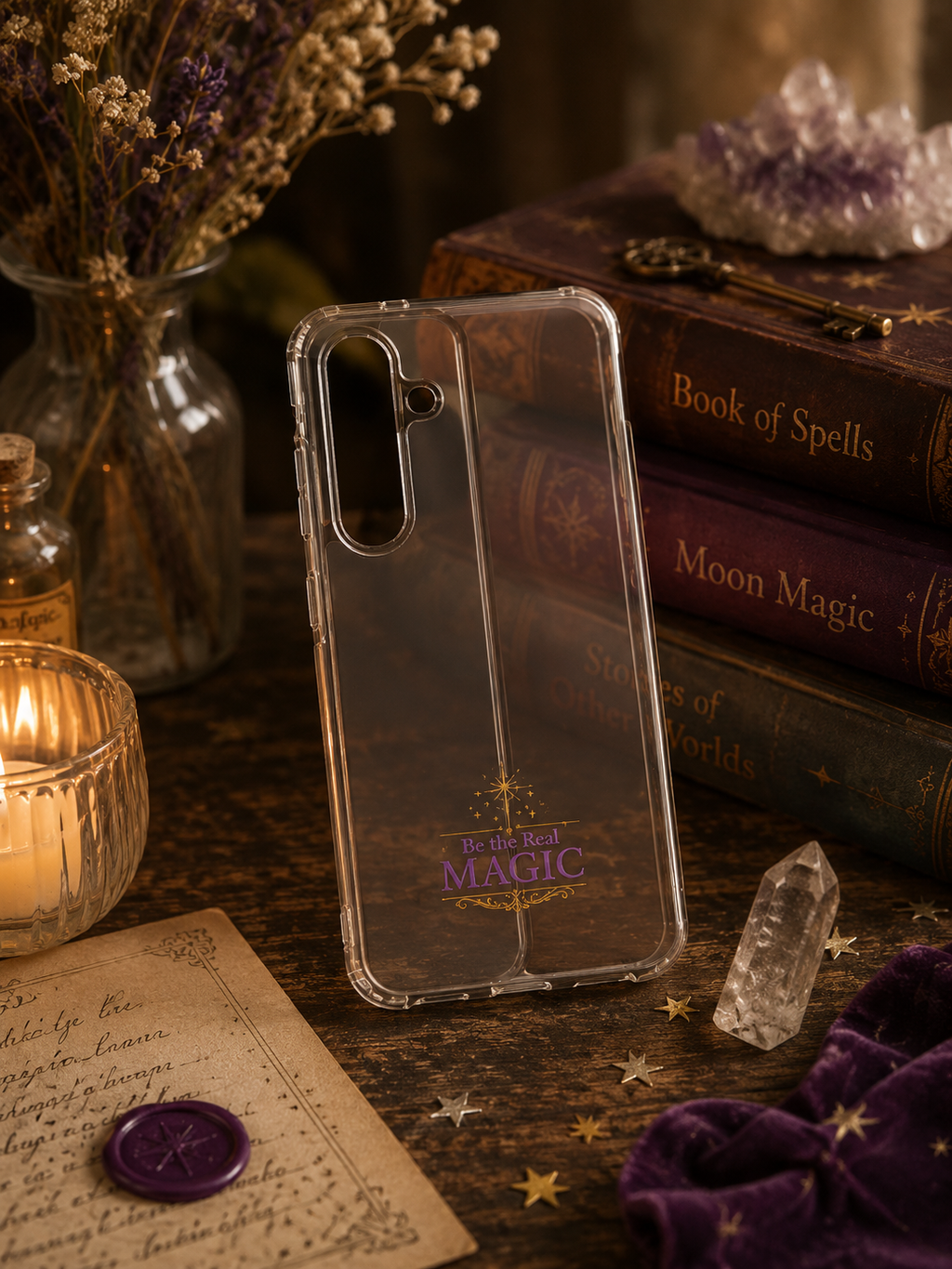 Cover Samsung® trasparente BetheRealMagic